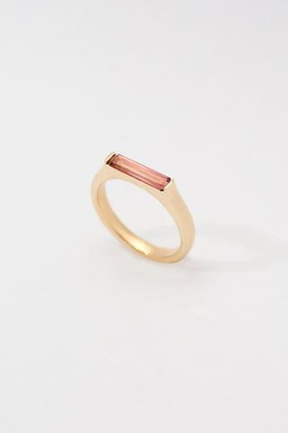 Tourmaline Baguette Ring
