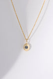 Round Study Sapphire One of a Kind