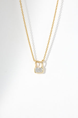 Float Diamond Pendant