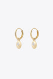 Asscher Diamond Hoop Earrings