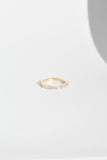 Baguette Bar Set Half Eternity Ring