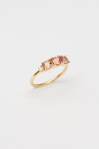 Sapphire Dahlia Ring