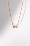 Half Bezel Sapphire Pendant