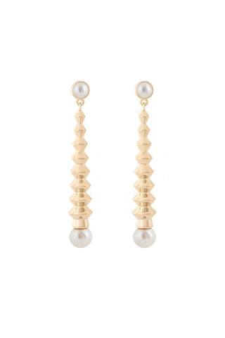 Brancusi Pearl Drop Yellow Gold